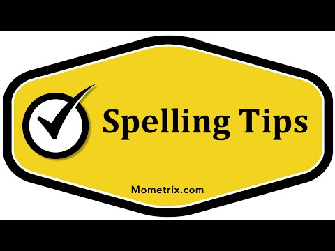 Spelling Tips