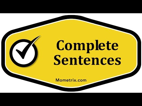 Complete Sentences