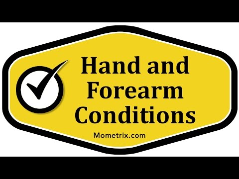 Hand and Forearm Conditions