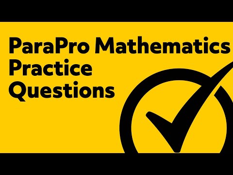 Free ParaPro Math Practice Test