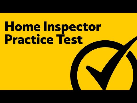 Home Inspector Practice Test Updated 2021