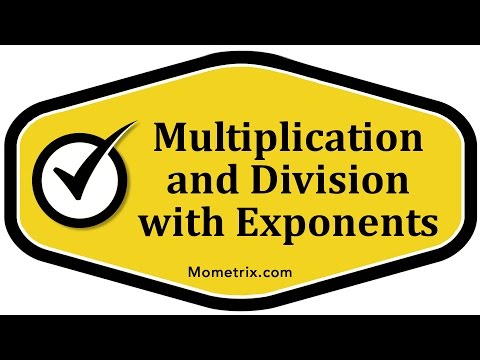 Multiplication and Division with Exponents