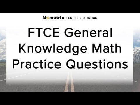 math general knowledge test