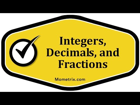 Integers, Decimals, and Fractions
