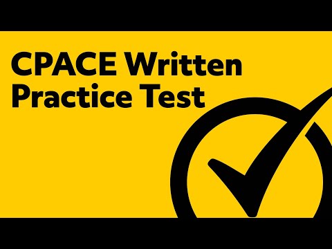 CPACE Written Test Prep (2018)