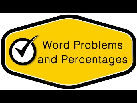 Word Percentage Problems
