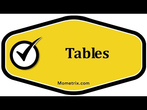 Tables