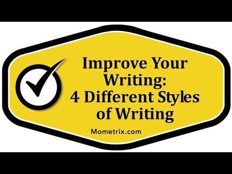 Improve Your Writing - 4 Different Styles of Writing