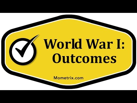 World War I: Outcomes