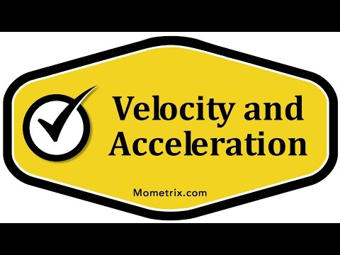 difference in velocity and acceleration