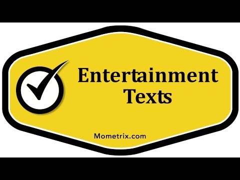 Entertainment Texts