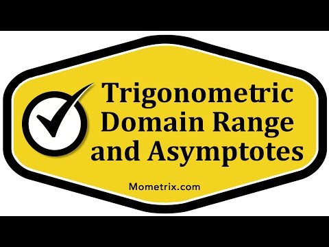 Trigonometric Domain Range and Asymptotes