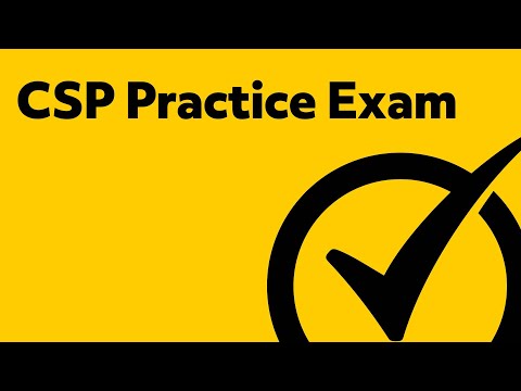 CSP Practice Test (updated 2022) CSP Certification Review