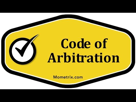 Code of Arbitration