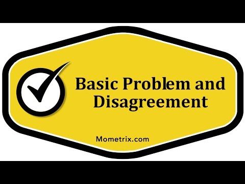 Basic Problem and Disagreement