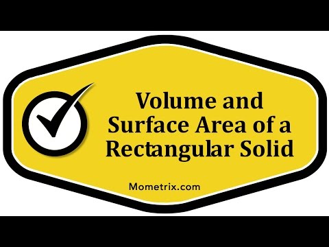 Volume and Surface Area of a Rectangular Solid