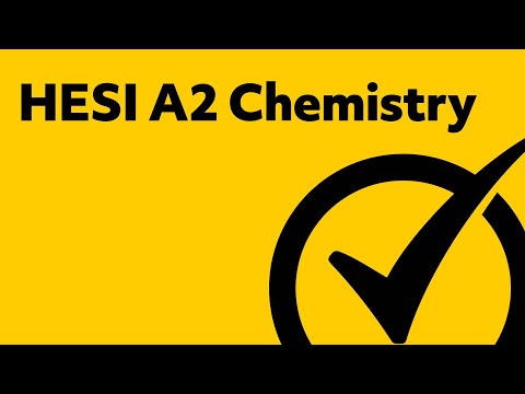 HESI Admission Assessment Exam Review - Chemistry Study Guide
