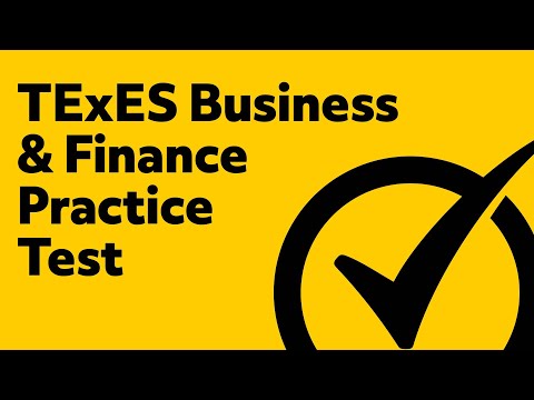 TExES Business and Finance Study Guide