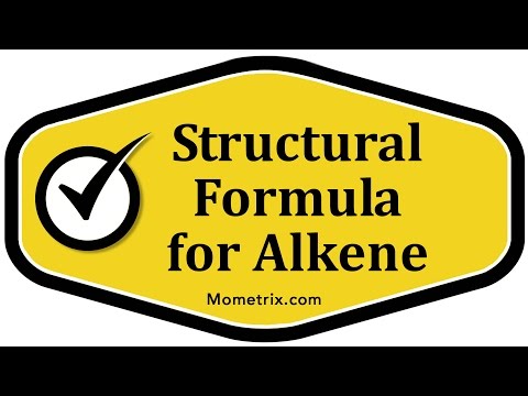Structural Formula for Alkene
