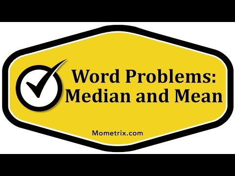 Word Problems with Median and Mean