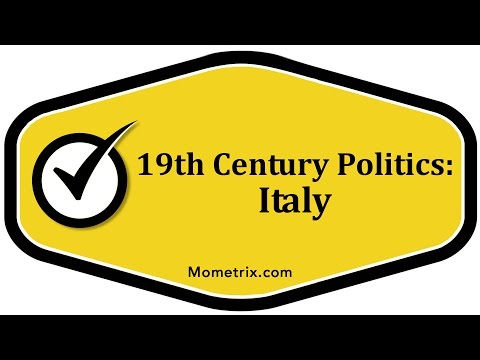 19th Century Politics - Italy