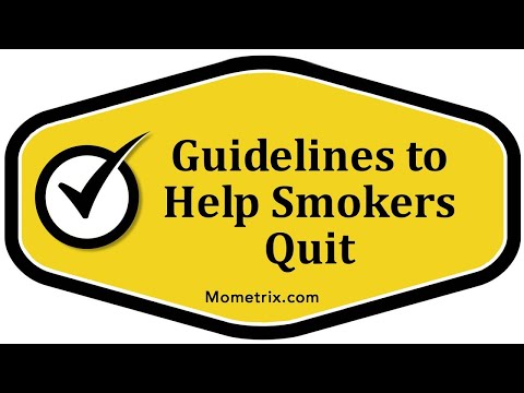 Guidelines to Help Smokers Quit