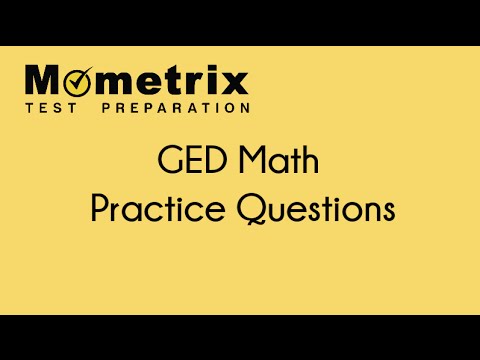 Top Free GED Math Practice Test Questions!