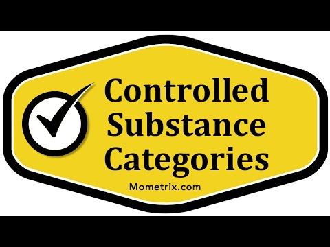 Controlled Substance Categories