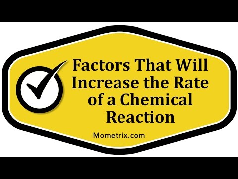 Factors That Will Increase the Rate of a Chemical Reaction