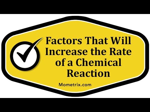Factors That Will Increase the Rate of a Chemical Reaction