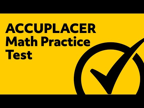 accuplacer math study guide pdf