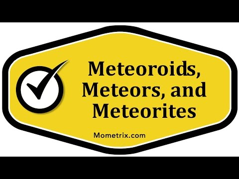 Meteoroids, Meteors, and Meteorites