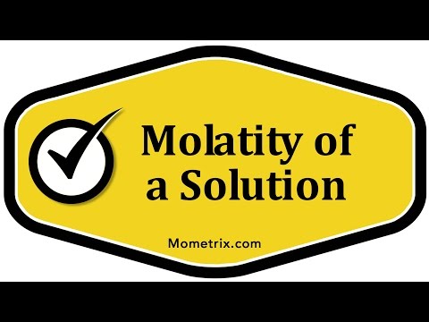 Molality of a Solution