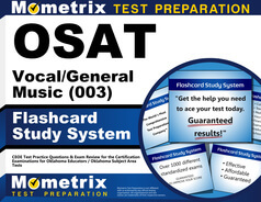 OSAT Vocal/General Music Flashcards