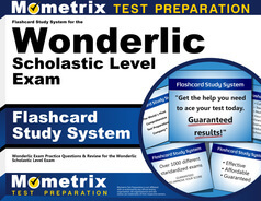 Wonderlic SLE Flashcards