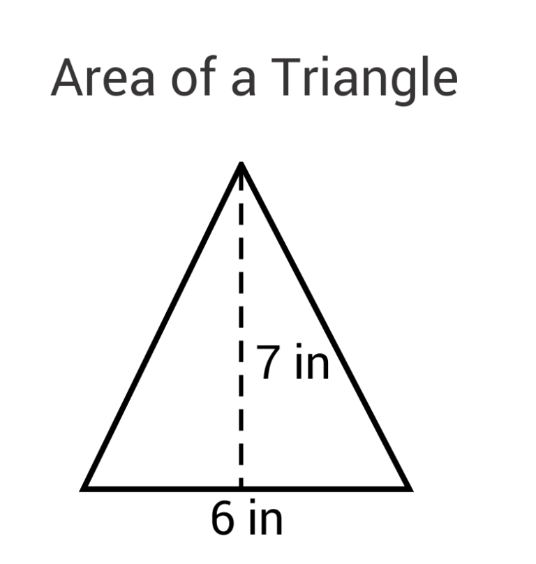 Find The Area Of A Triangle With Fractions