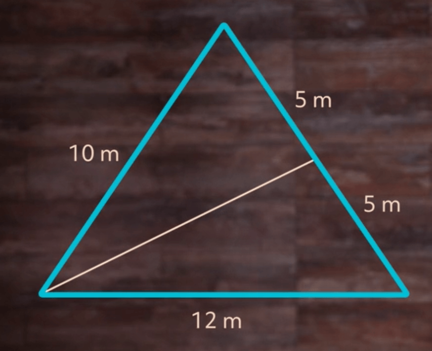 median line of a triangle