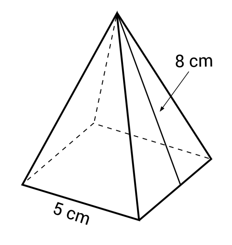 Volume and Surface Area of a Pyramid (Video & Practice)