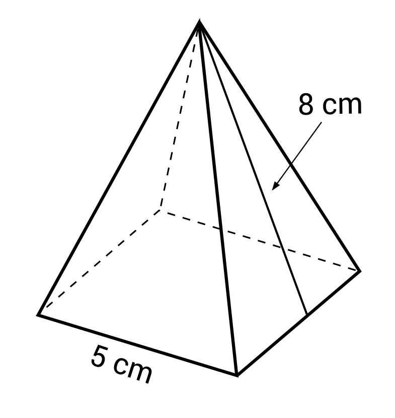 volume of a square pyramid formula