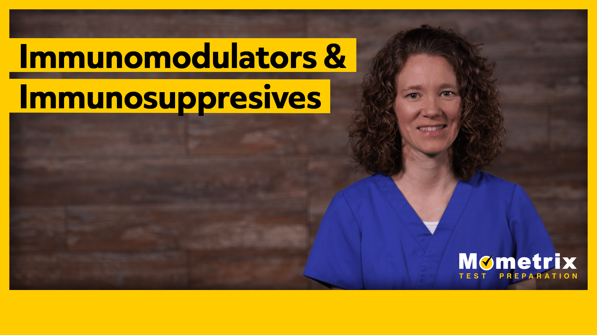 Video for Immunomodulators & Immunosuppressives.