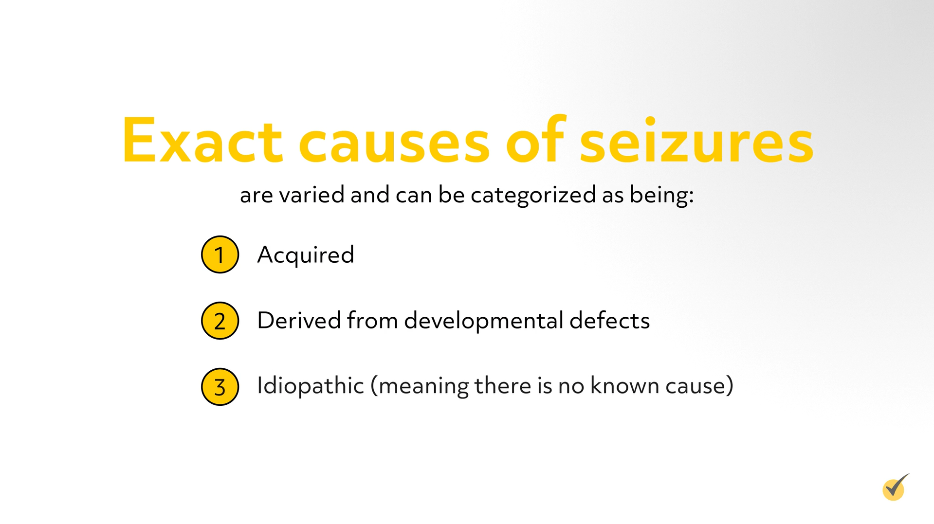 Causes of seizures
