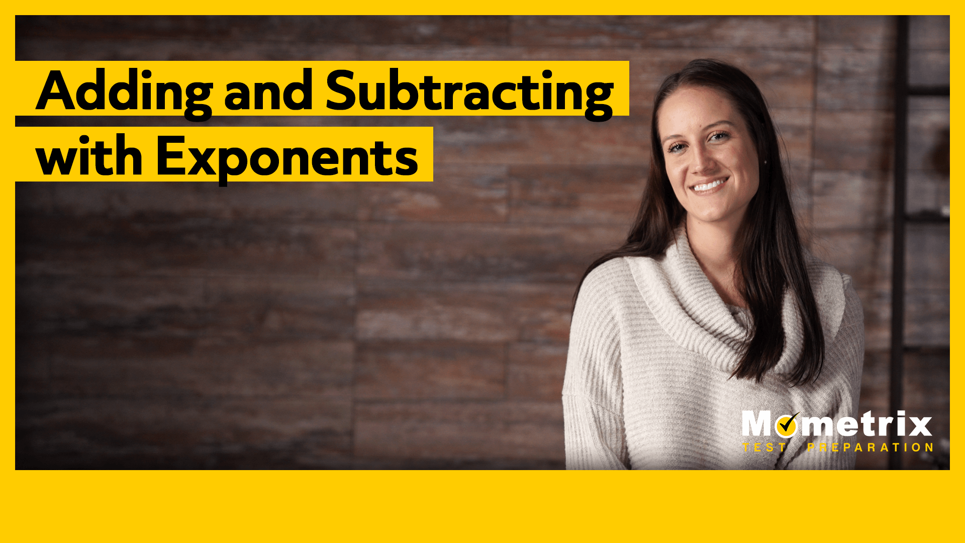 Adding and Subtracting with Exponents [Video]