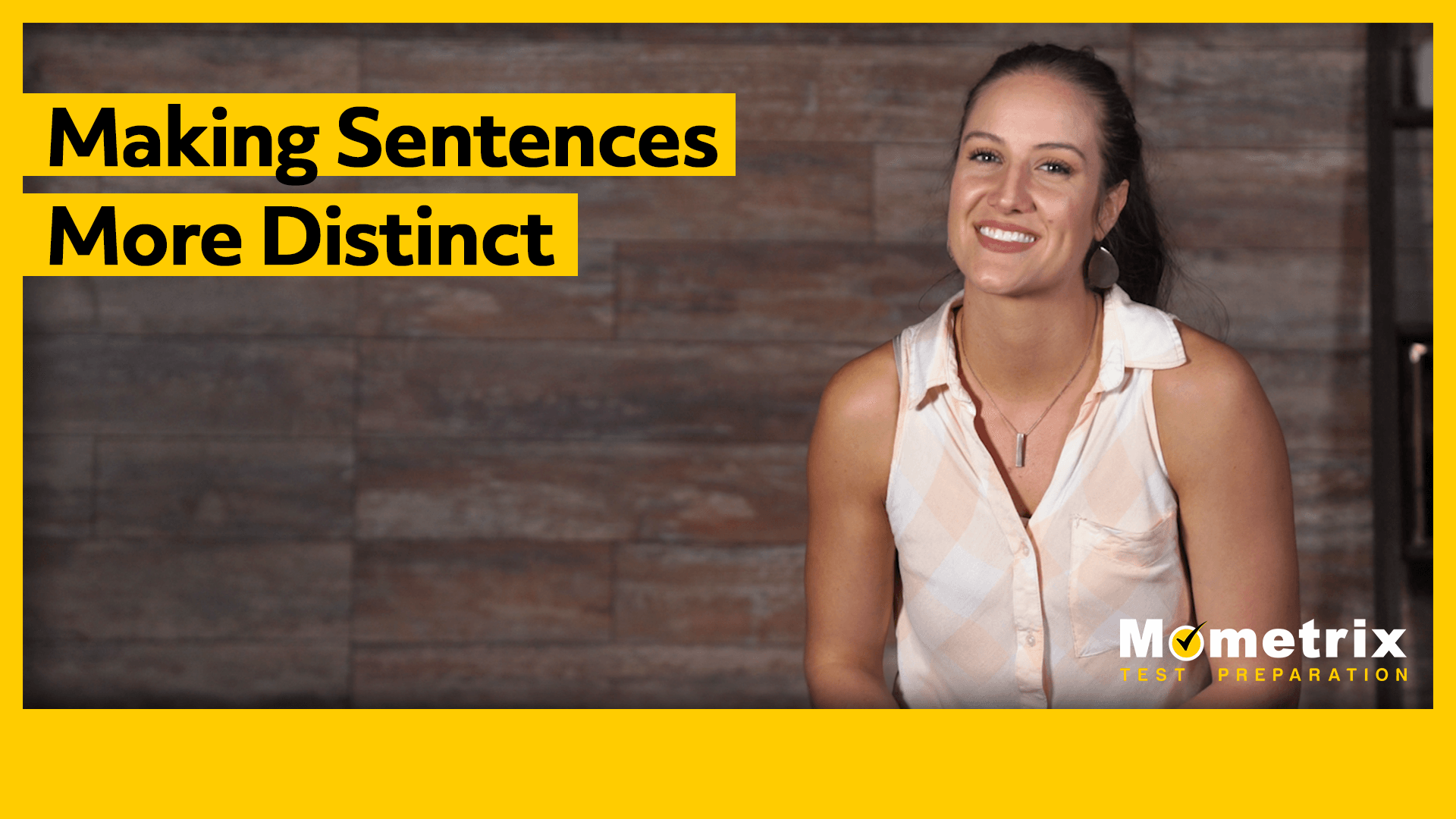 Making Sentences More Distinct [Video]