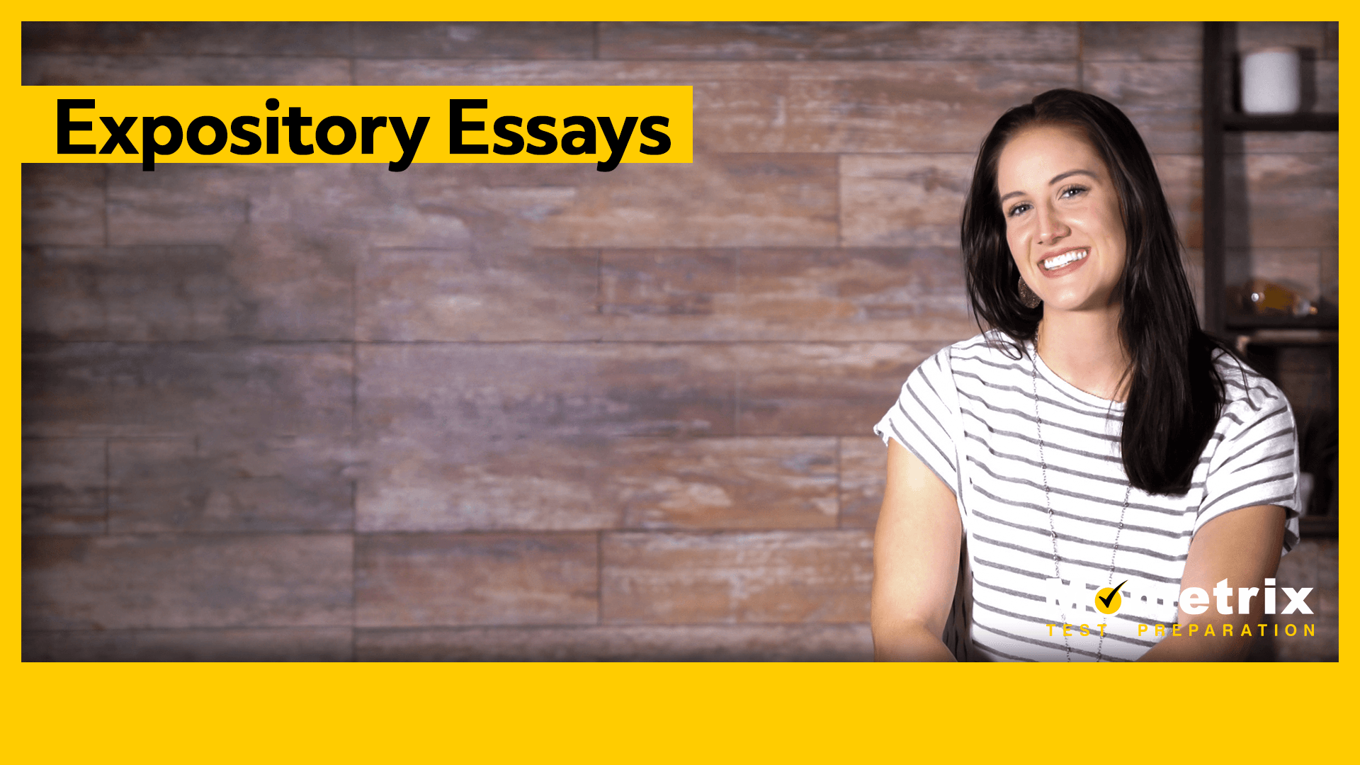 Expository Essays [Video]