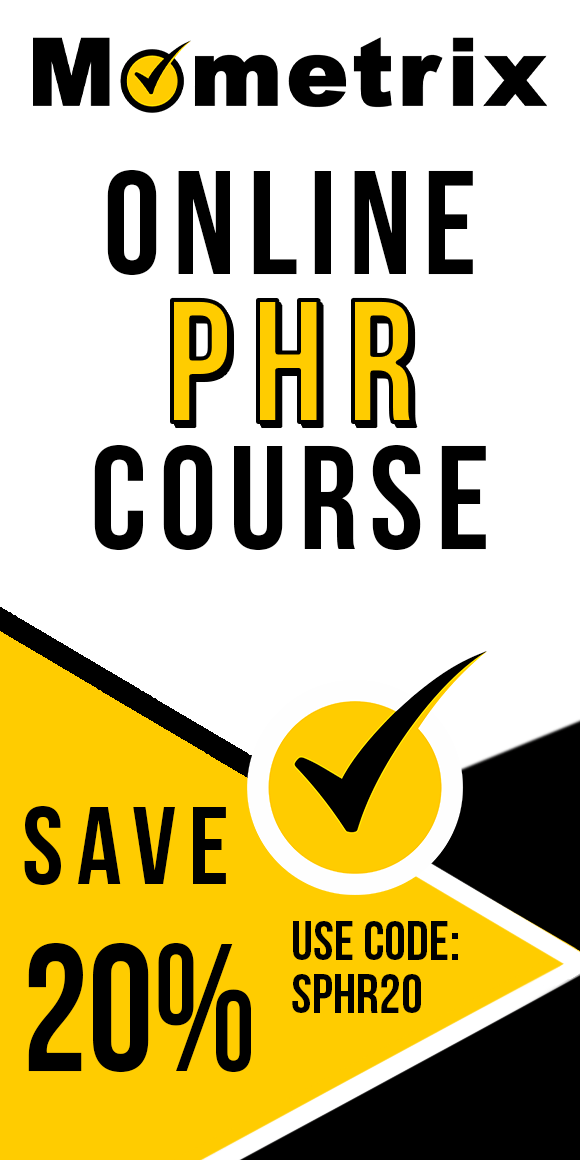 Click here for 20% off of Mometrix PHR online course. Use code: SPHR20