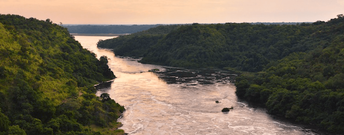 A flowing river