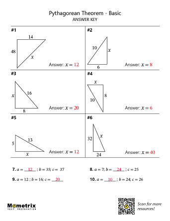 What is the Pythagorean Theorem? - Video & Worksheets