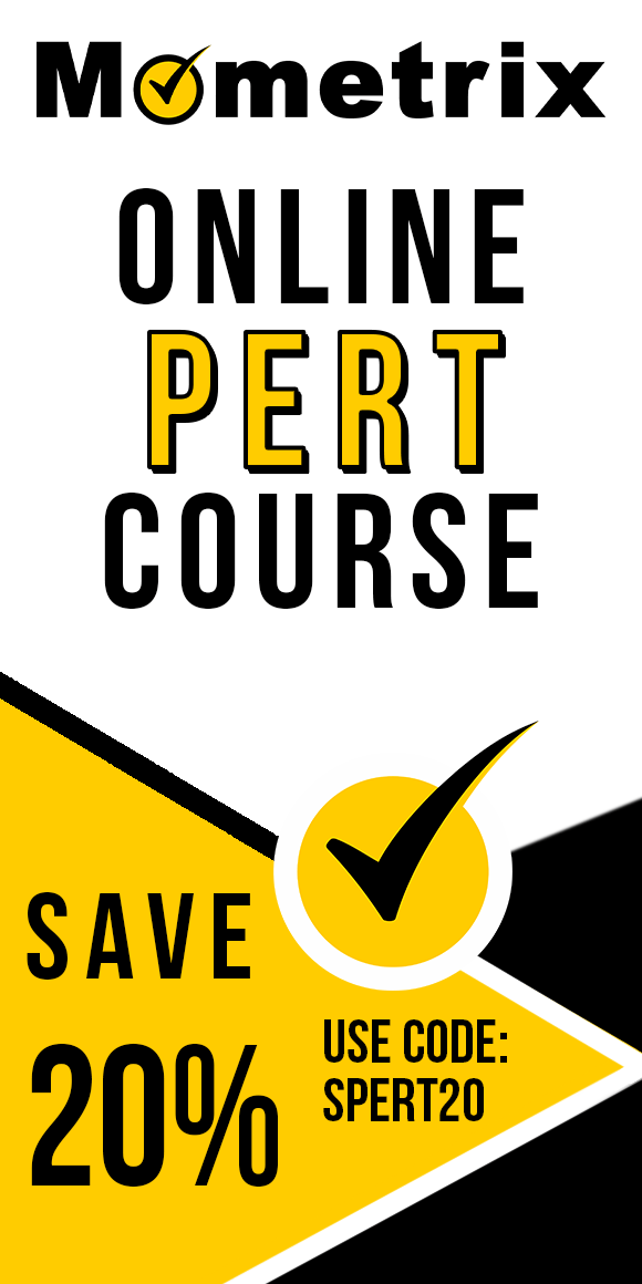 Click here for 20% off of Mometrix PERT online course. Use code: SPERT20