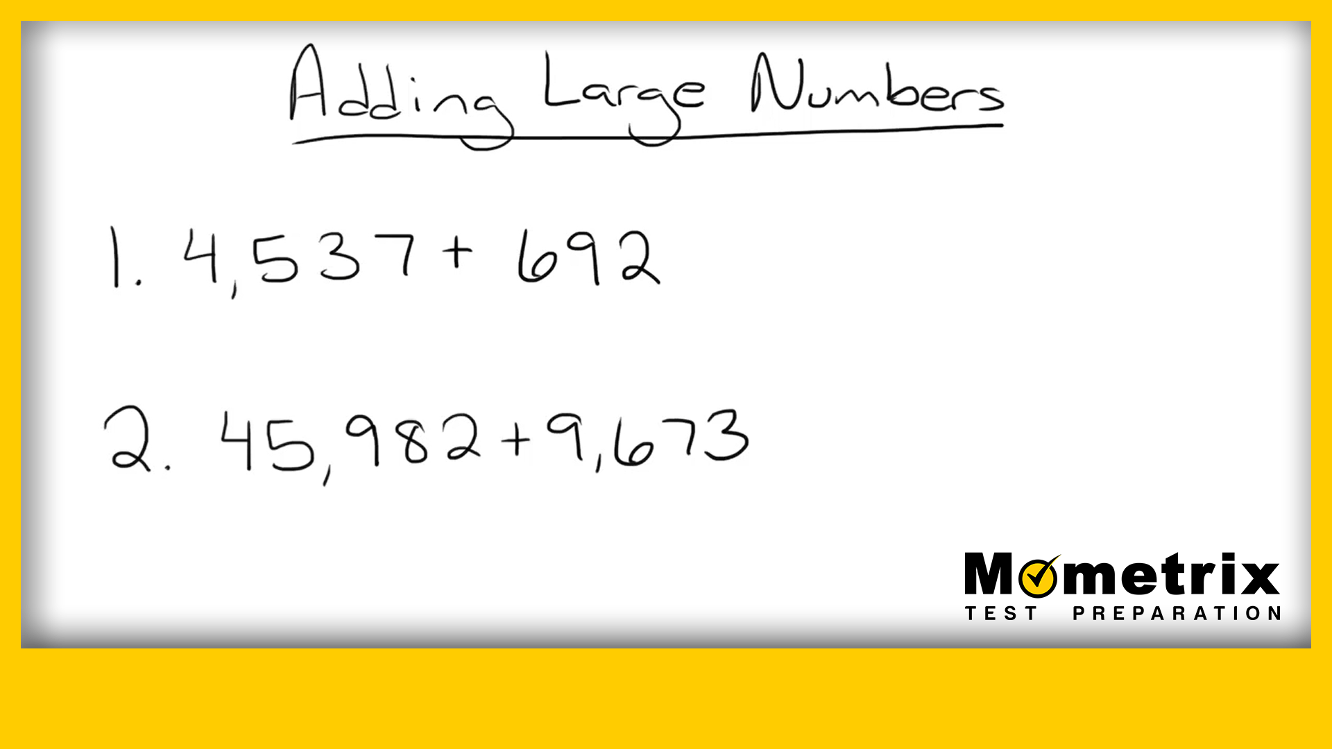 How To Add Large Numbers Quickly In Your Head