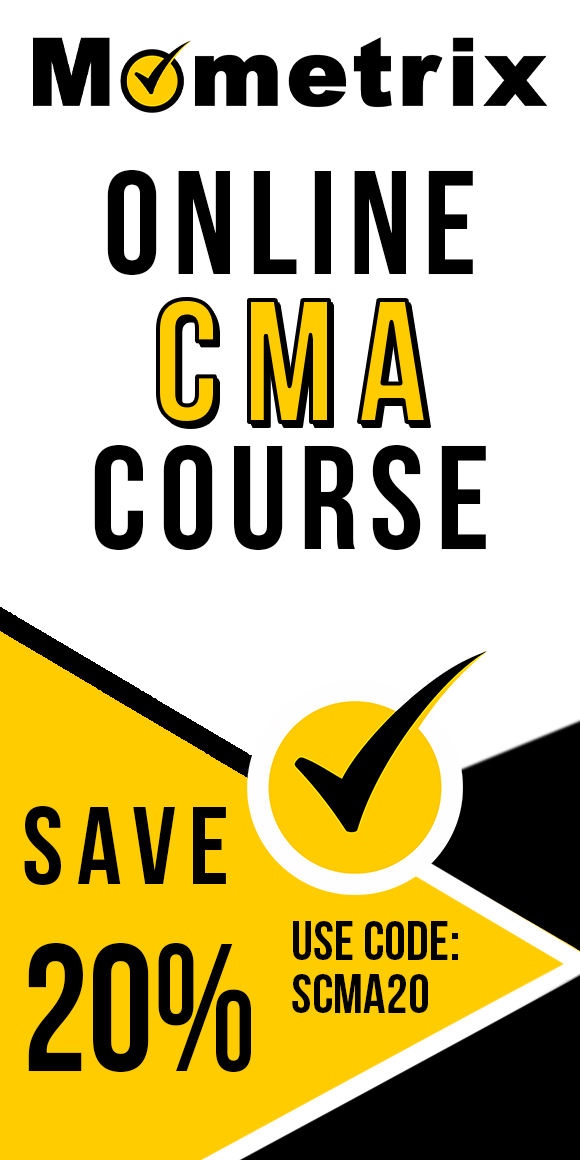 Click here for 20% off of Mometrix CMA online course. Use code: SCMA20